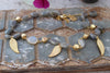 Labradorite & moonstone boho feather necklace -  AUROBELLE  IBIZA