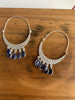 Lapislazuli gemstone designer earrings -  AUROBELLE  IBIZA